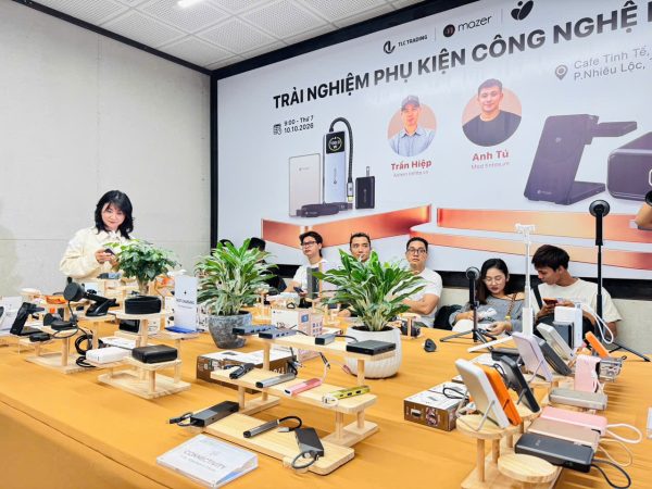 Offline trải nghiệm phụ kiện công nghệ Mazer: Khám phá hệ sinh thái sạc và kết nối thế hệ mới