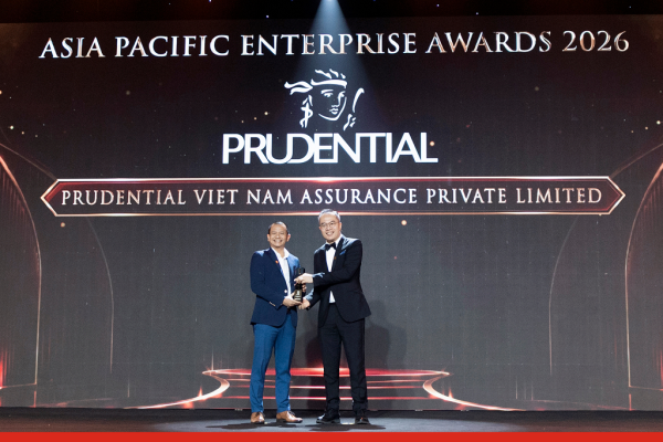 Prudential Việt Nam nhận cú đúp giải thưởng APEA 2026 Prudential Việt Nam nhận cú đúp giải thưởng APEA 2026