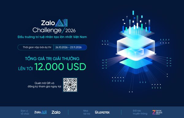 Zalo AI Challenge 2026 khởi tranh với hai bài toán AI tác nhân về giọng nói và dữ liệu Zalo AI Challenge 2026 khởi tranh với hai bài toán AI tác nhân về giọng nói và dữ liệu