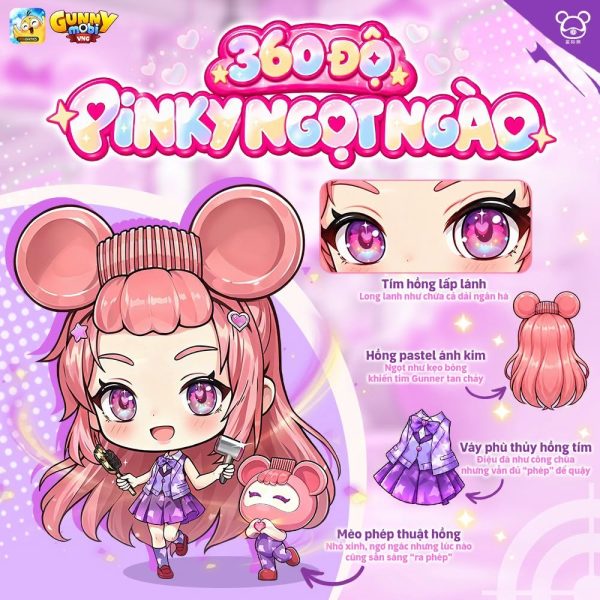 Gunny Mobi chính thức hợp tác Cosmos Bear, gây sốt cộng đồng Gunner với diện mạo cực đáng yêu
