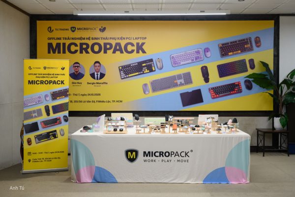 Micropack cùng TLC Trading tổ chức workshop trải nghiệm hệ sinh thái phụ kiện công nghệ tại Việt Nam Micropack cùng TLC Trading tổ chức workshop trải nghiệm hệ sinh thái phụ kiện công nghệ tại Việt Nam